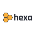 hexa-logo-in-dull-background
